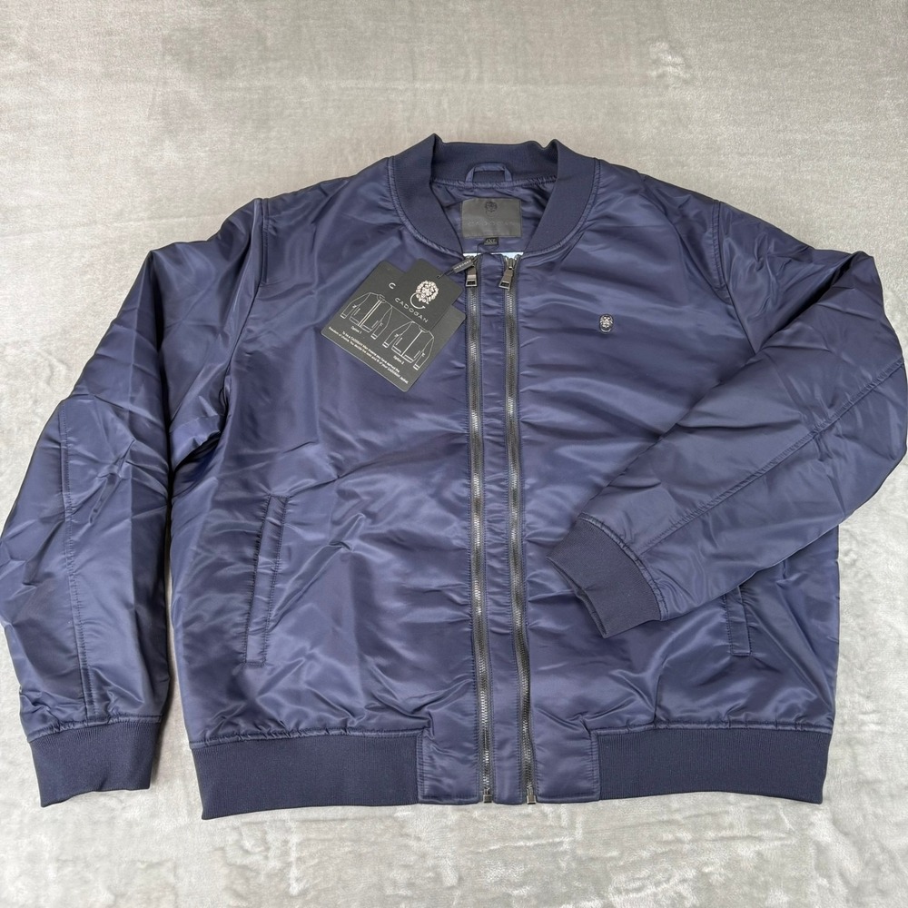 Cadogan Airex 2.0 Nylon Bomber Jacket Mens 4XL Navy Blue w/ Extension New NWT